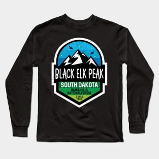 Black Elk Peak South Dakota Mountain Adventure Long Sleeve T-Shirt